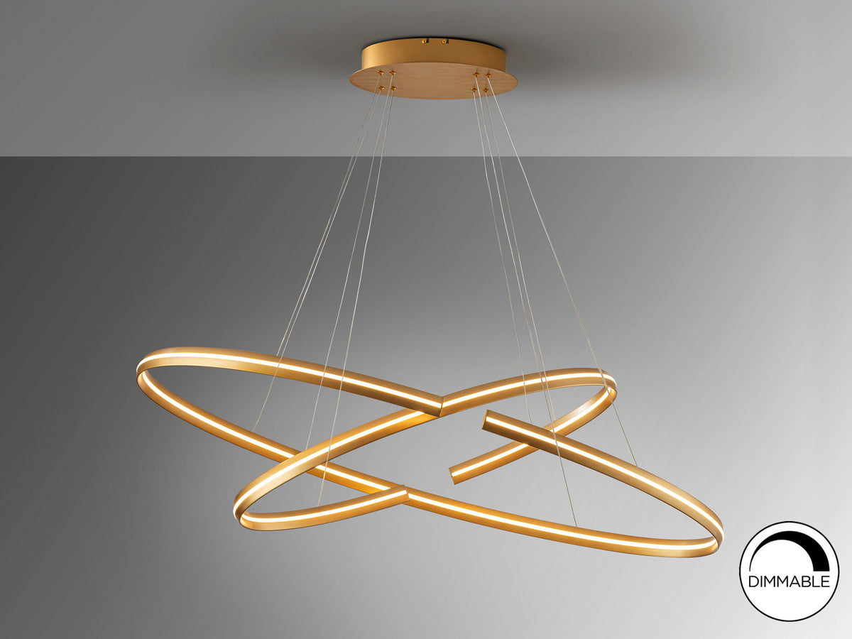 Luminaire Elipse - 120 x 60cm - hauteur 105cm - poids 2,8kg