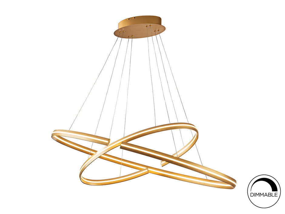 Luminaire Elipse - 120 x 60cm - hauteur 105cm - poids 2,8kg