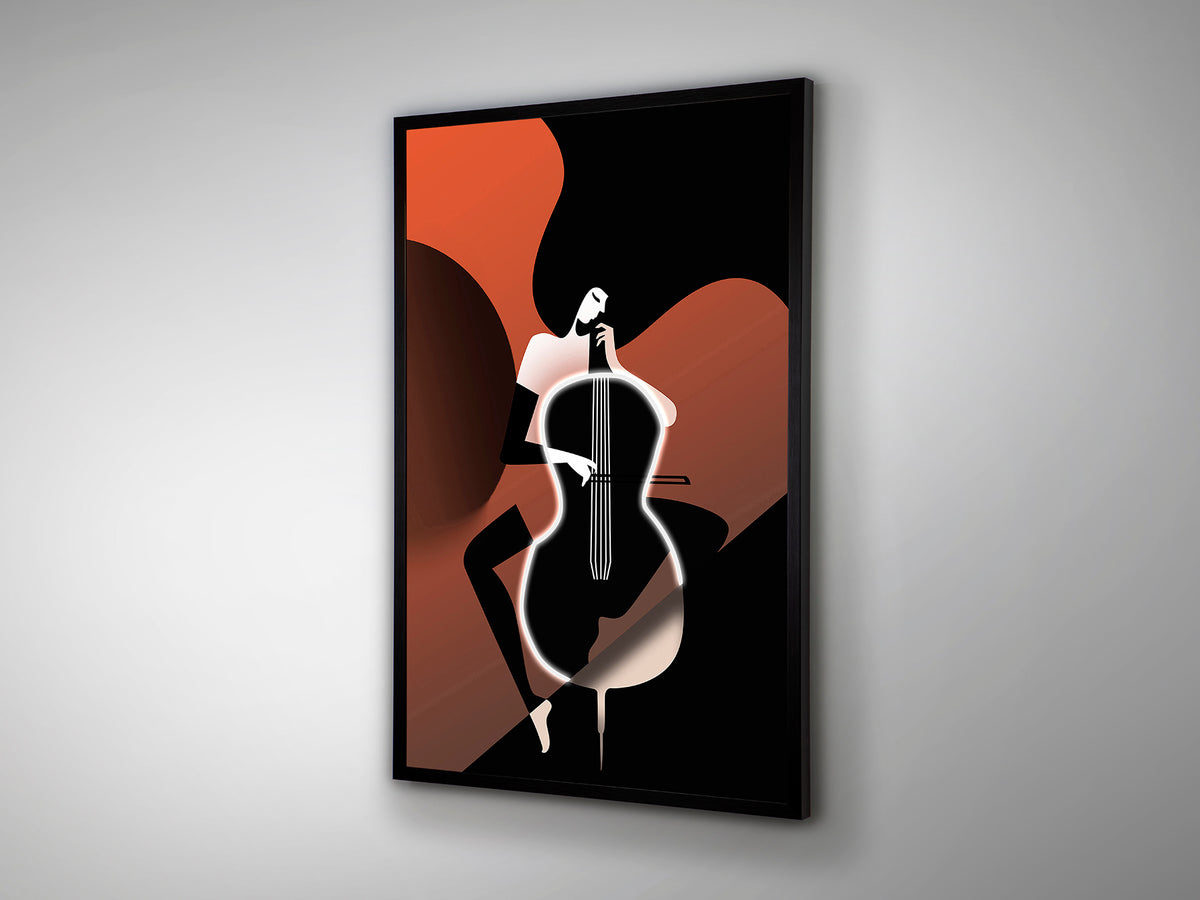 Tableau Violonchelo - 80 x 120cm - épaisseur 4cm
