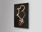 Tableau Saxofon 80 x 120cm, épaisseur 4cm - Poids 5,2Kg
