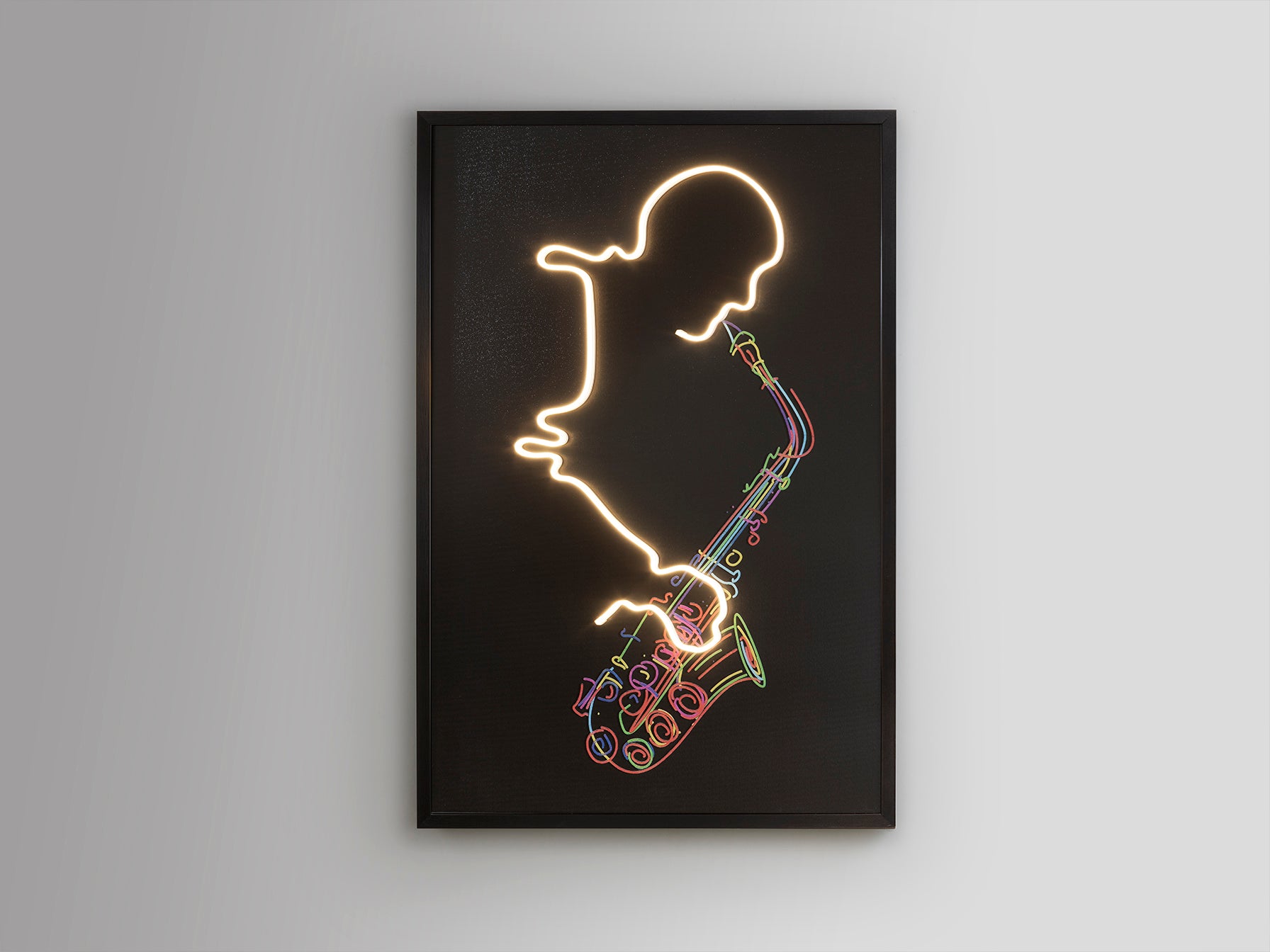 Tableau Saxofon 80 x 120cm, épaisseur 4cm - Poids 5,2Kg
