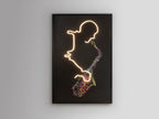 Tableau Saxofon 80 x 120cm, épaisseur 4cm - Poids 5,2Kg