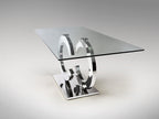 CASANDRA-TABLE S. MANGER ACIER 160