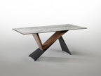 Table à Manger NOA 180x90 cm - Plateau Solide - Style Épuré
