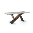 Table à Manger NOA 180x90 cm - Plateau Solide - Style Épuré