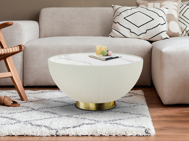 Table basse Ø 72cm, hauteur 36cm - Poids 15,1Kg