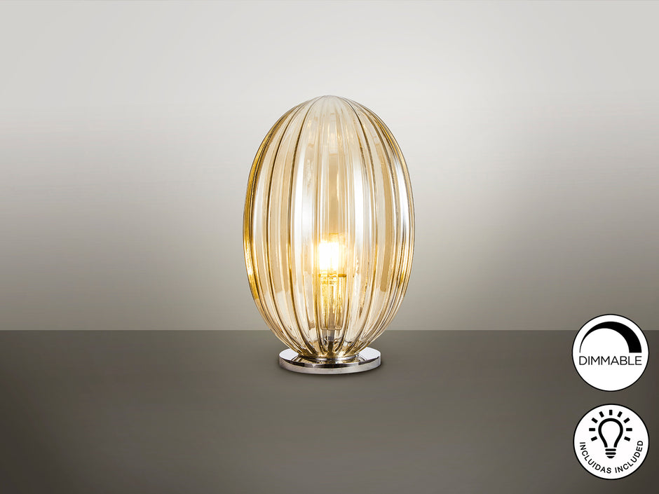 Lampe de table Ø 20cm, hauteur 32cm - poids 2,1kg