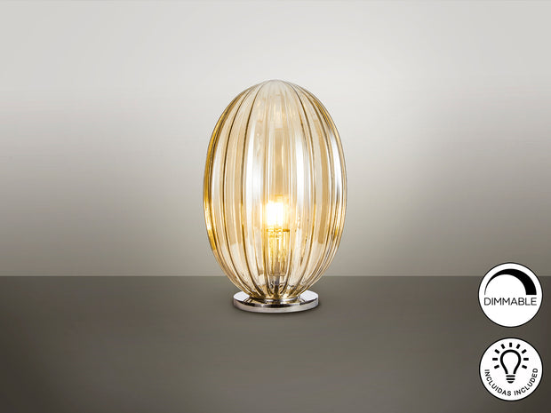 Lampe de table Ø 20cm, hauteur 32cm - poids 2,1kg