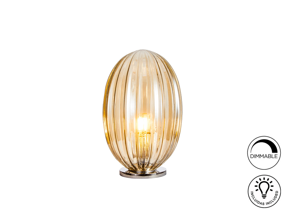 Lampe de table Ø 20cm, hauteur 32cm - poids 2,1kg