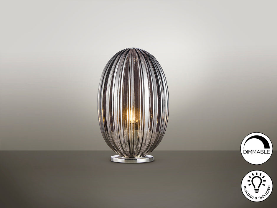 Lampe de table Ø 20cm, hauteur 32cm - poids 2,1kg