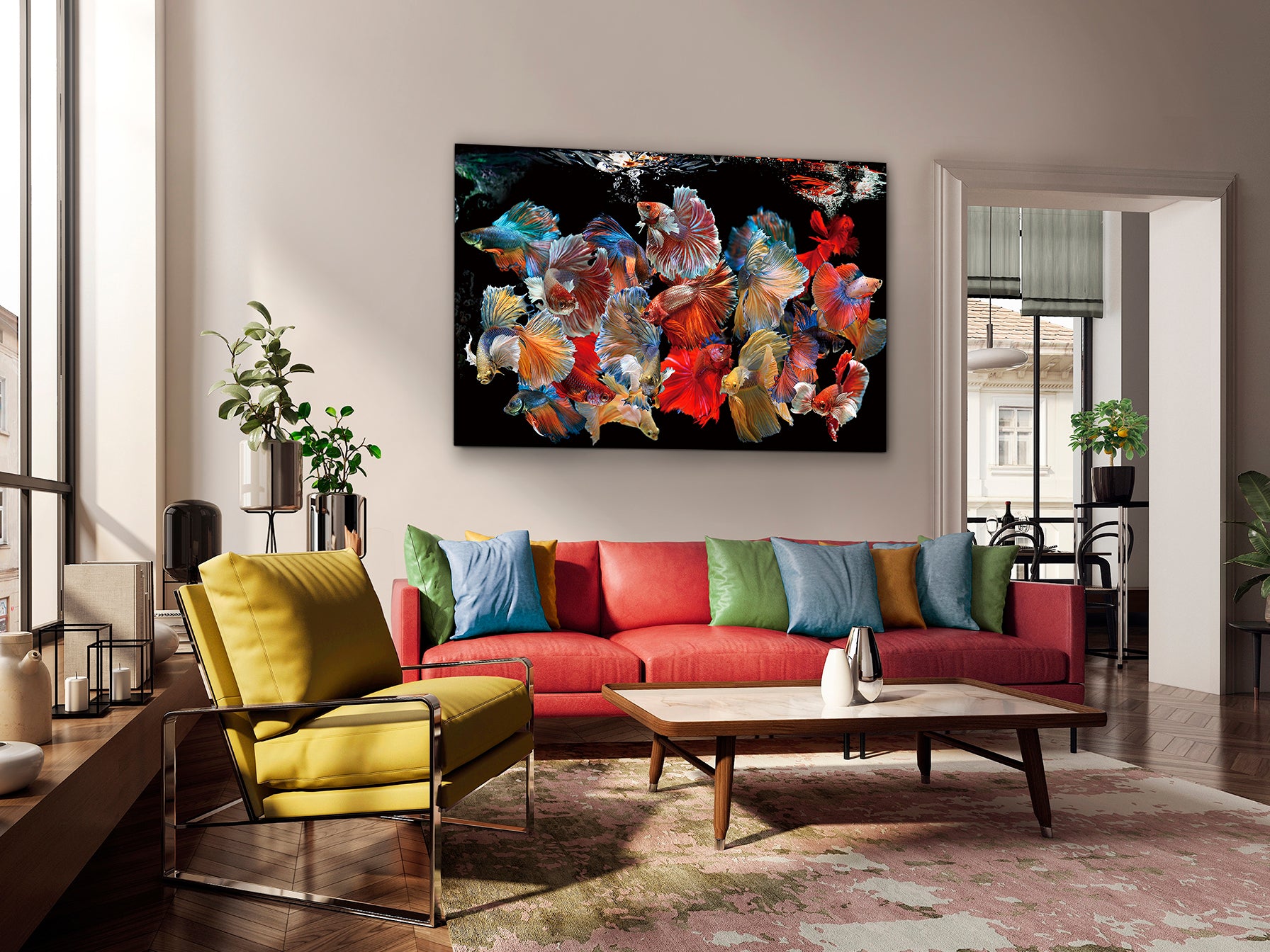 Tableau 150 x 100cm, épaisseur 0,4cm - Poids 14,6Kg