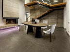 Table de salle à manger de 206/406cm, largeur 103cm, hauteur 79cm - Poids 107,5Kg