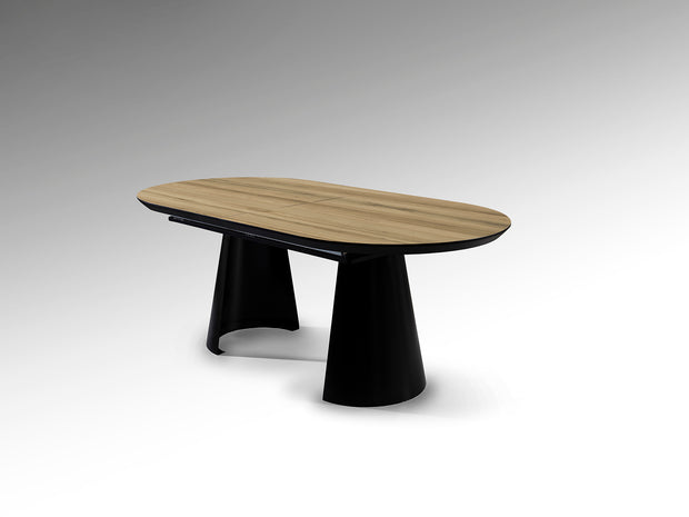 Table de salle à manger de 206/406cm, largeur 103cm, hauteur 79cm - Poids 107,5Kg