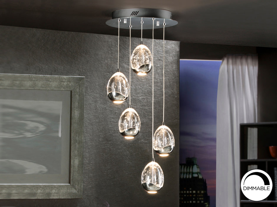 Luminaire Rocio Ø 30cm, hauteur 80cm - Poids 5,8Kg