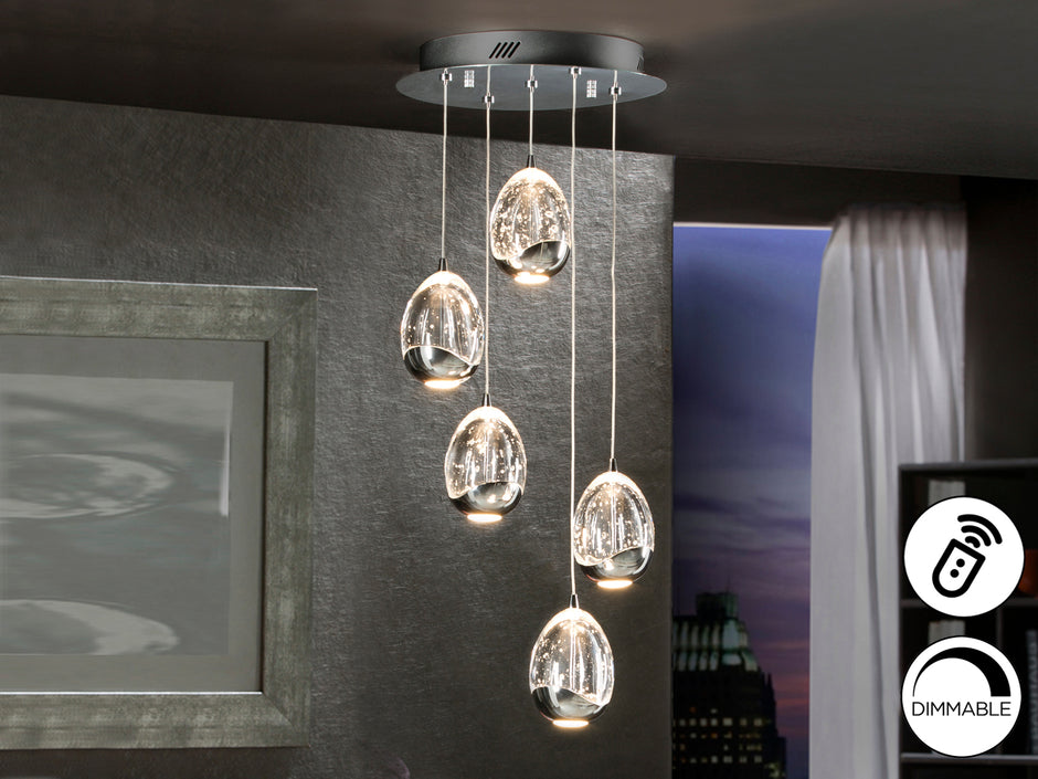 Luminaire Rocio Ø 30cm, hauteur 80cm - Poids 5,8Kg