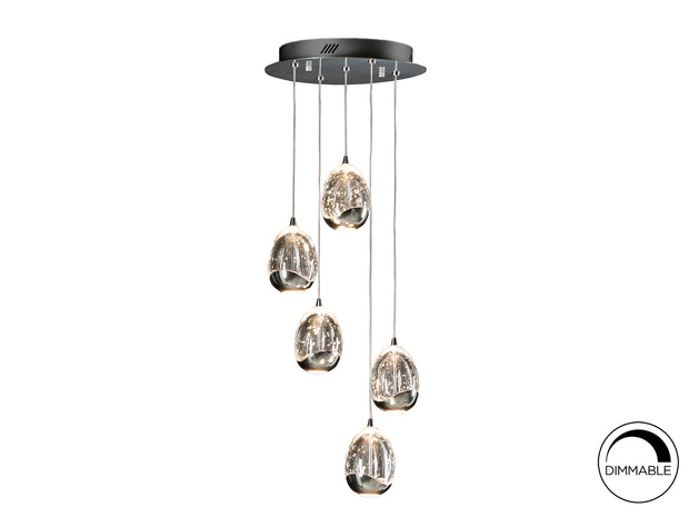 Luminaire Rocio Ø 30cm, hauteur 80cm - Poids 5,8Kg
