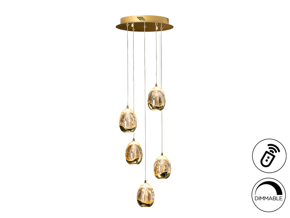 Luminaire Rocio Ø 30cm, hauteur 80cm - Poids 5,8Kg