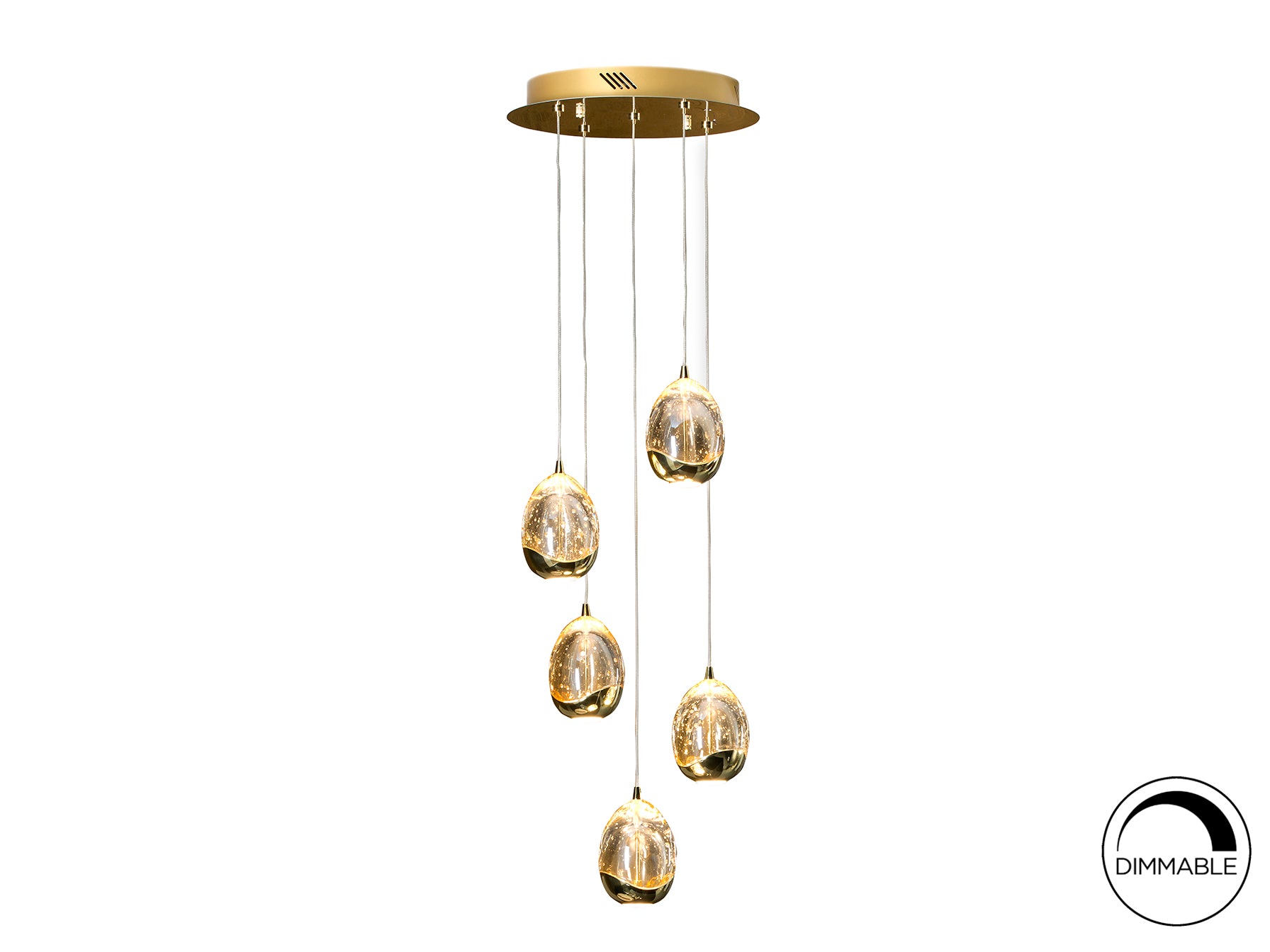 Luminaire Rocio Ø 30cm, hauteur 80cm - Poids 5,8Kg