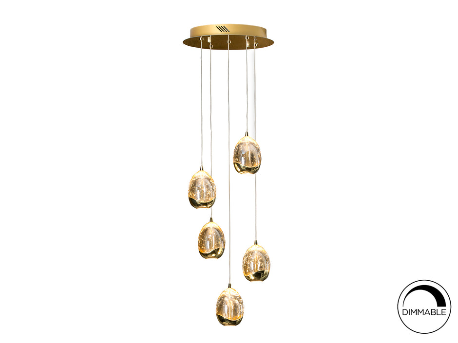 Luminaire Rocio Ø 30cm, hauteur 80cm - Poids 5,8Kg