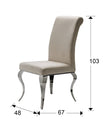 CHAISE ·BARROQUE· ACERO