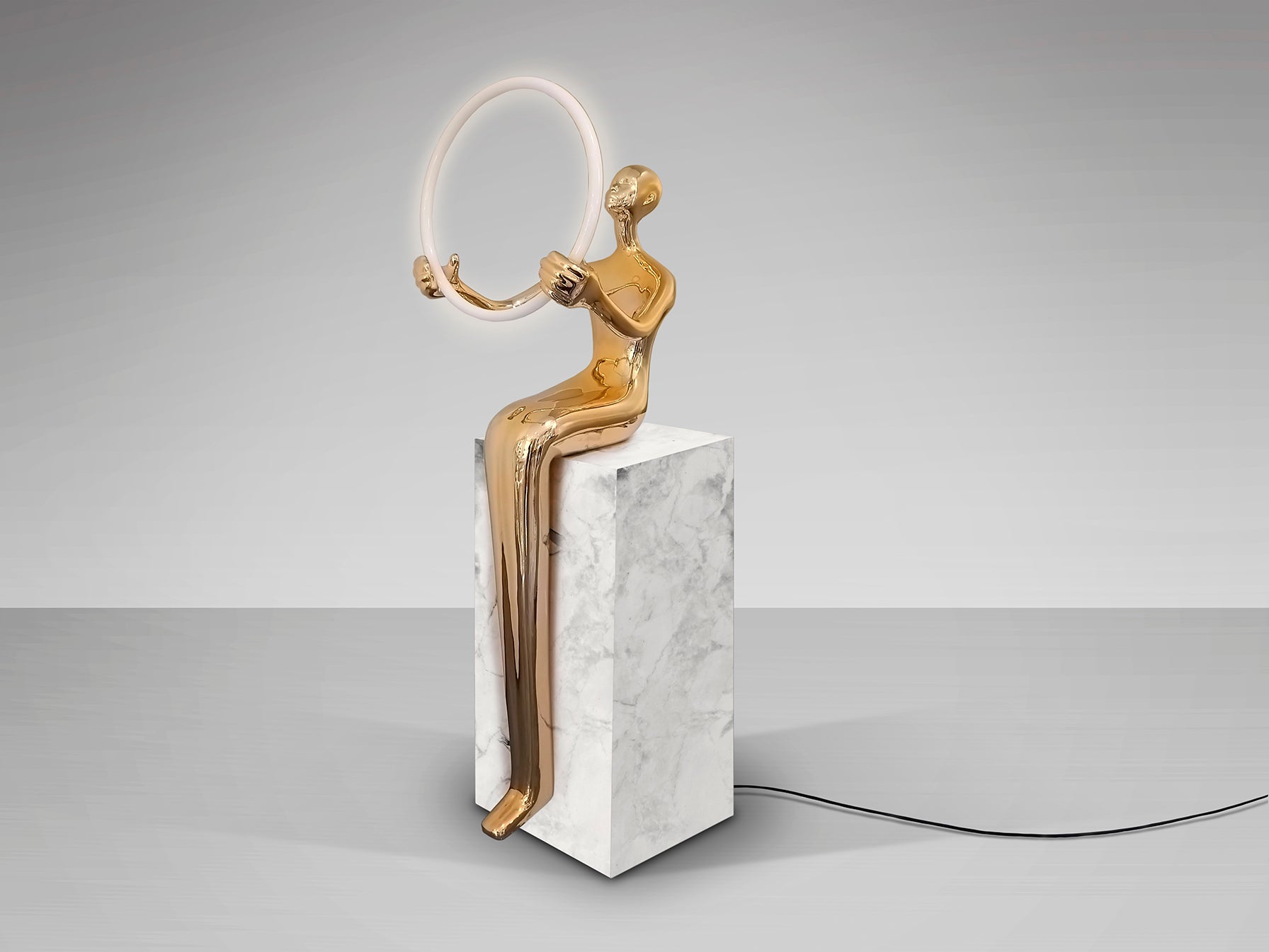 Statue Elaro - 45x44cm, largeur 45cm - Poids 4,2Kg