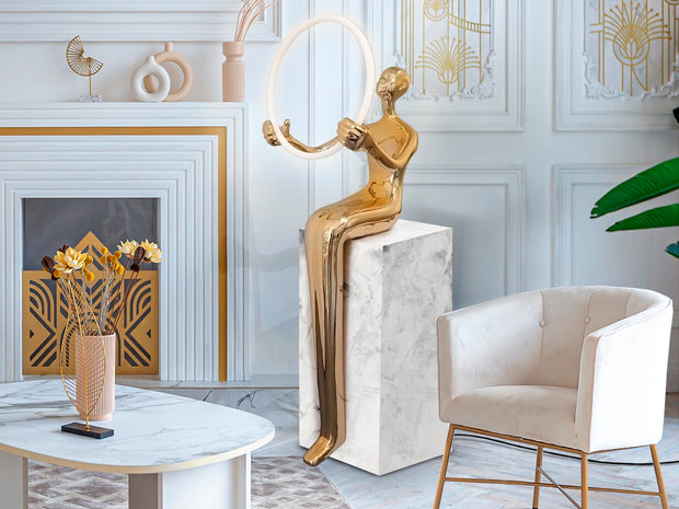 Statue Elaro - 45x44cm, largeur 45cm - Poids 4,2Kg
