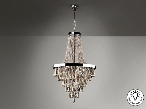 Luminaire Palace Ø 80cm, hauteur 140cm - Poids 45,5Kg