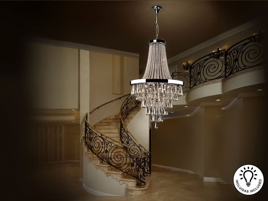 Luminaire Palace Ø 80cm, hauteur 140cm - Poids 45,5Kg