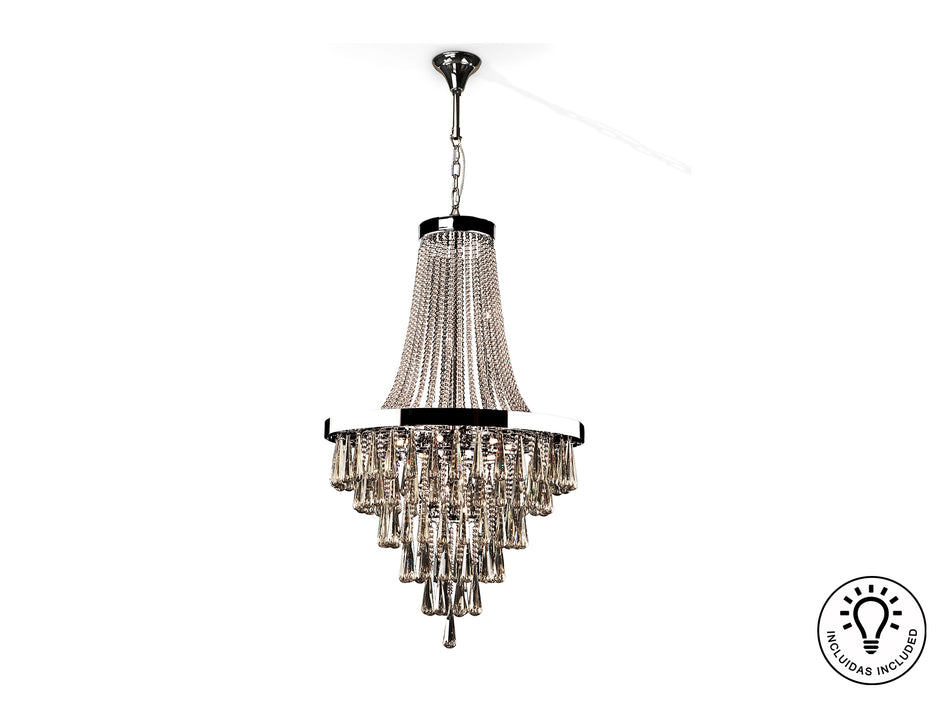 Luminaire Palace Ø 80cm, hauteur 140cm - Poids 45,5Kg
