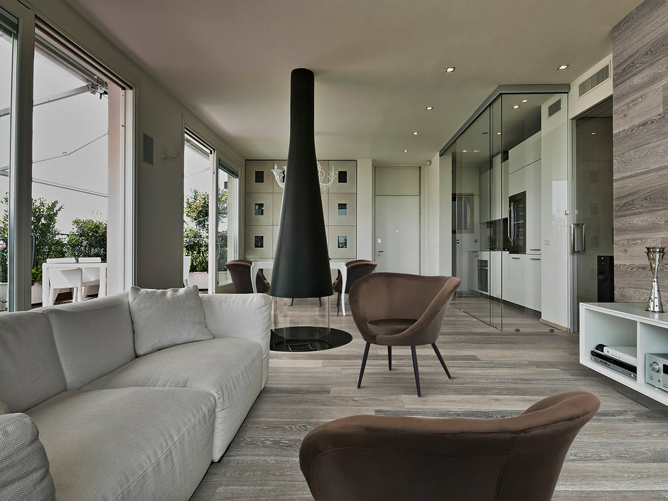 OZOME- FAUTEUIL NOIR-MARRON