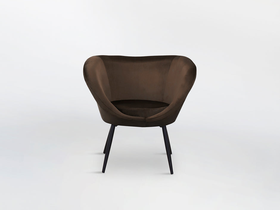 OZOME- FAUTEUIL NOIR-MARRON