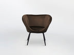 OZOME- FAUTEUIL NOIR-MARRON