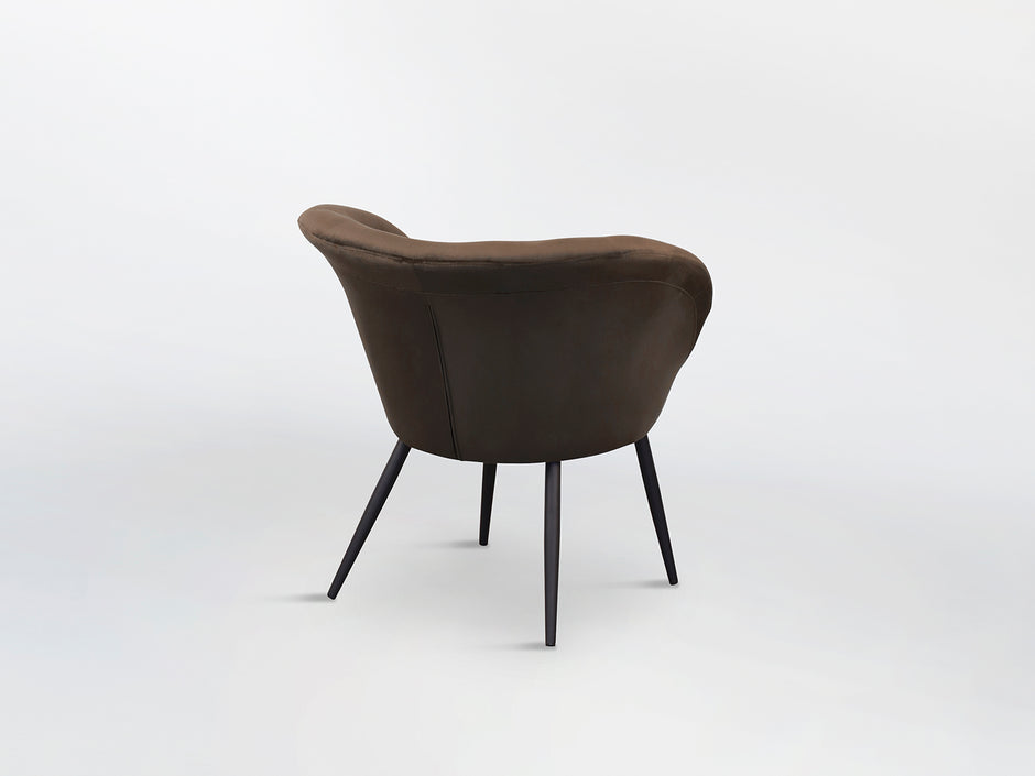 OZOME- FAUTEUIL NOIR-MARRON