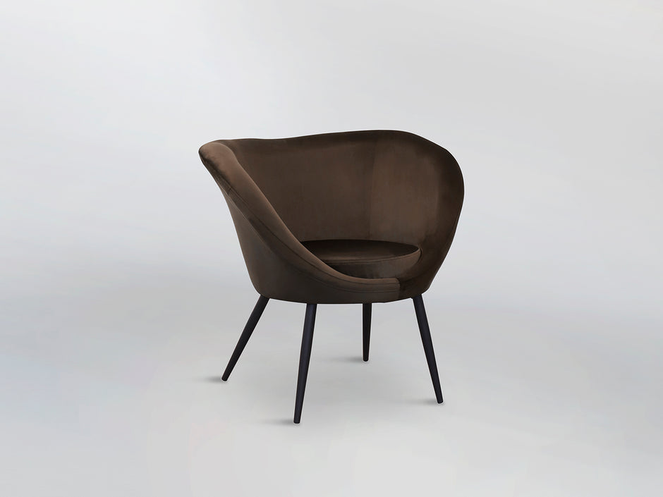 OZOME- FAUTEUIL NOIR-MARRON