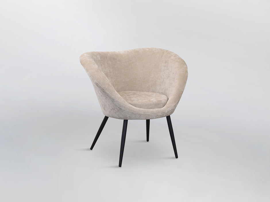 OZOME- FAUTEUIL  NOIR-BEIGE