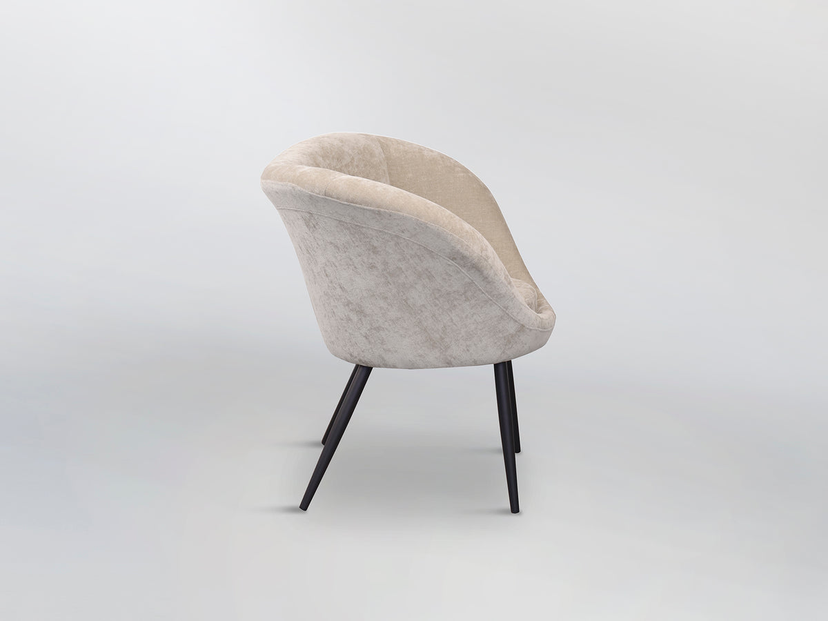 OZOME- FAUTEUIL  NOIR-BEIGE
