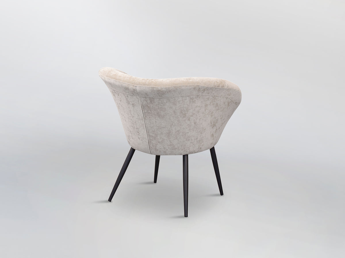 OZOME- FAUTEUIL  NOIR-BEIGE