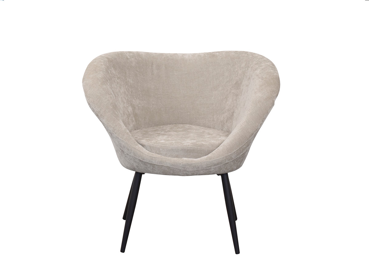 OZOME- FAUTEUIL  NOIR-BEIGE