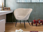 OZOME- FAUTEUIL  NOIR-BEIGE