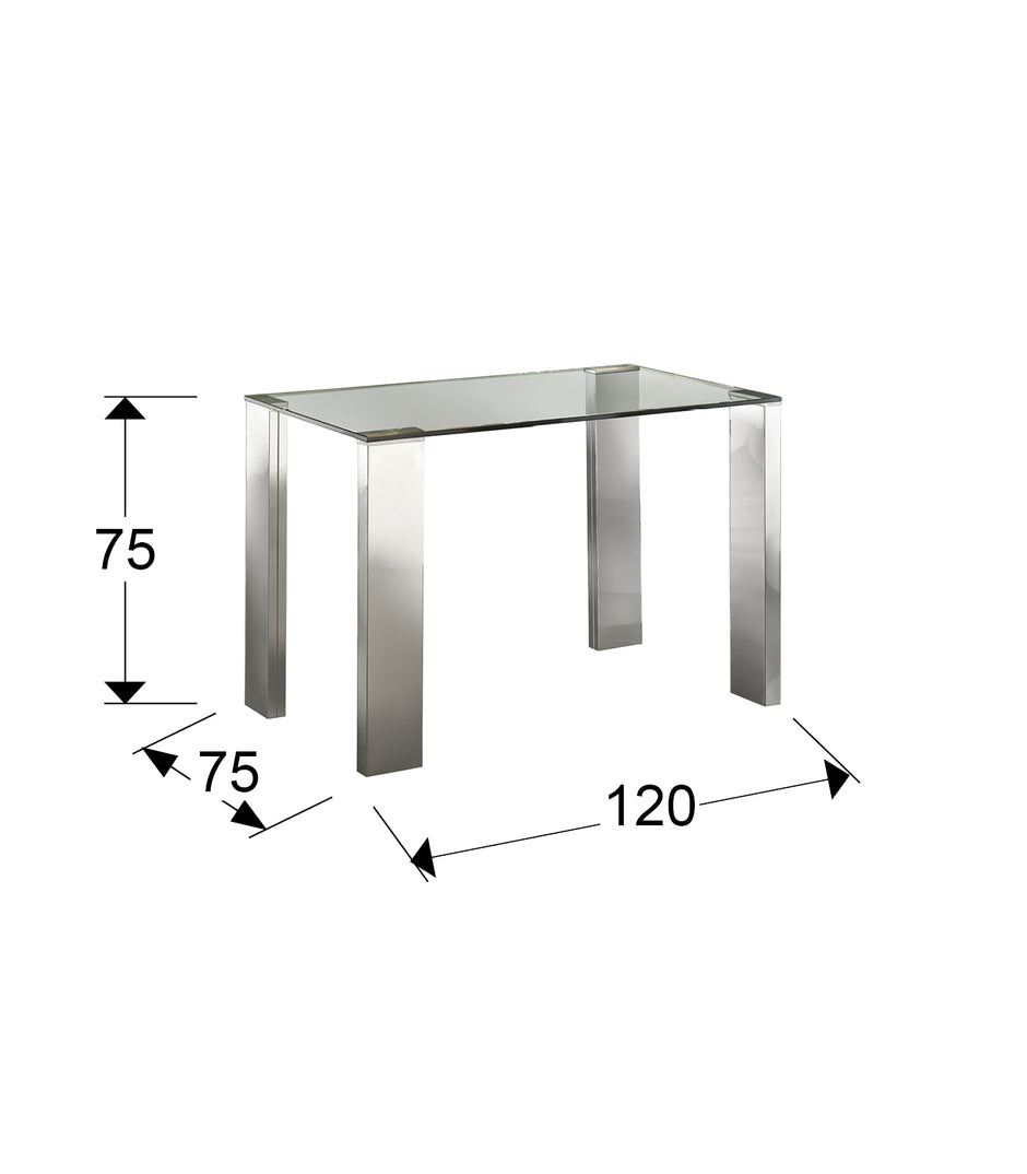 Table de Repas MALIBU - Piétement Design - Pour Salle à Manger