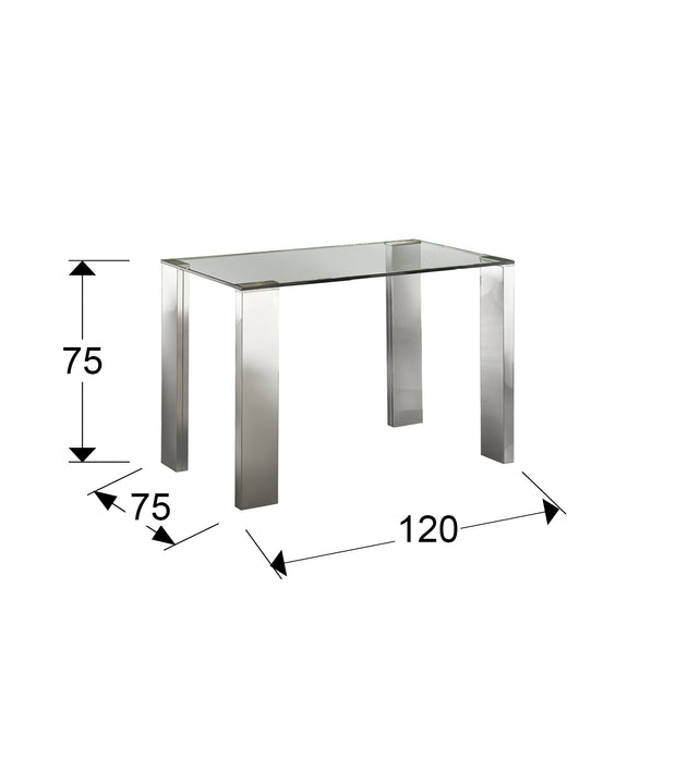 Table de Repas MALIBU - Piétement Design - Pour Salle à Manger
