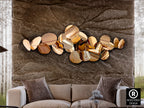 Sculpture murale - 182 x 65cm, hauteur 30cm - poids 8kg