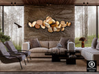 Sculpture murale - 182 x 65cm, hauteur 30cm - poids 8kg