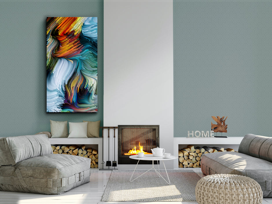 Photographie SIMBIOSIS - Tableau 150x80 cm - Décoration Murale Abstraite
