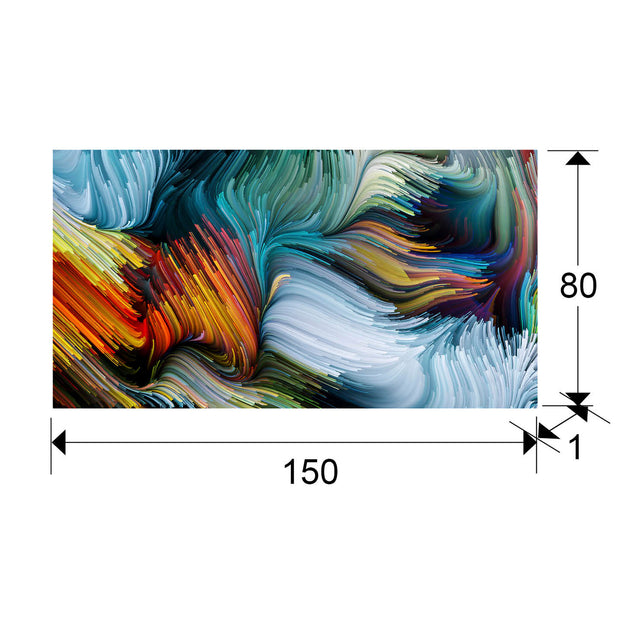 Photographie SIMBIOSIS - Tableau 150x80 cm - Décoration Murale Abstraite