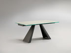 Table à Manger Extensible ALAI Blanche - Gain de Place - Finition Laquée