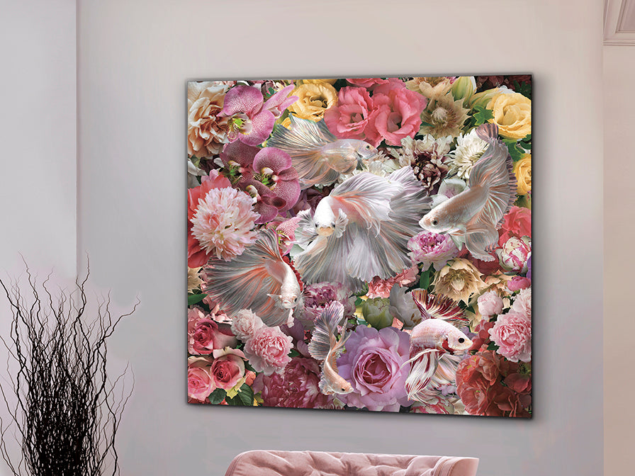 Tableau Peces - 120 x 120cm - épaisseur 0,4cm