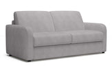 Canapé convertible CAMILLA 3P+lit en tissu velours côtelé Light Grey