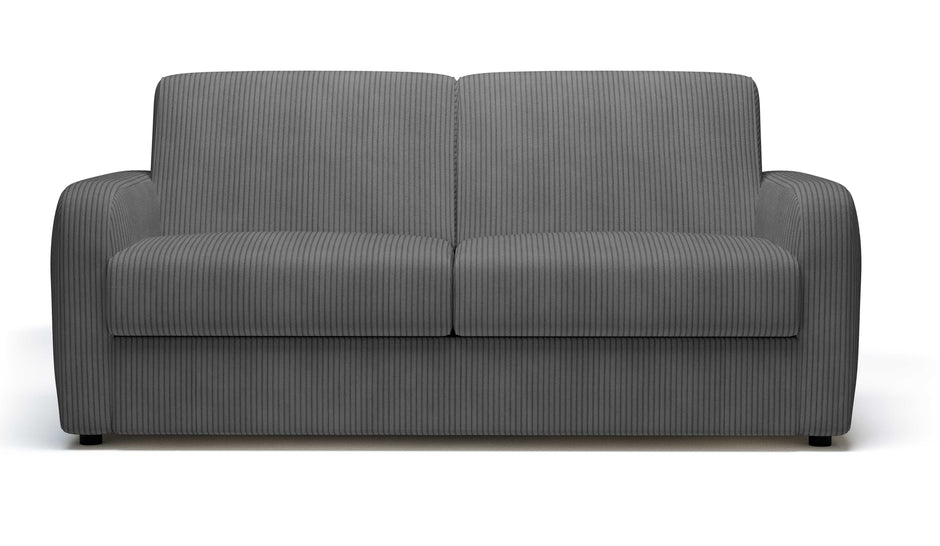 Canapé convertible CAMILLA 3P+lit en tissu velours côtelé Grey