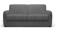 Canapé convertible CAMILLA 3P+lit en tissu velours côtelé Grey